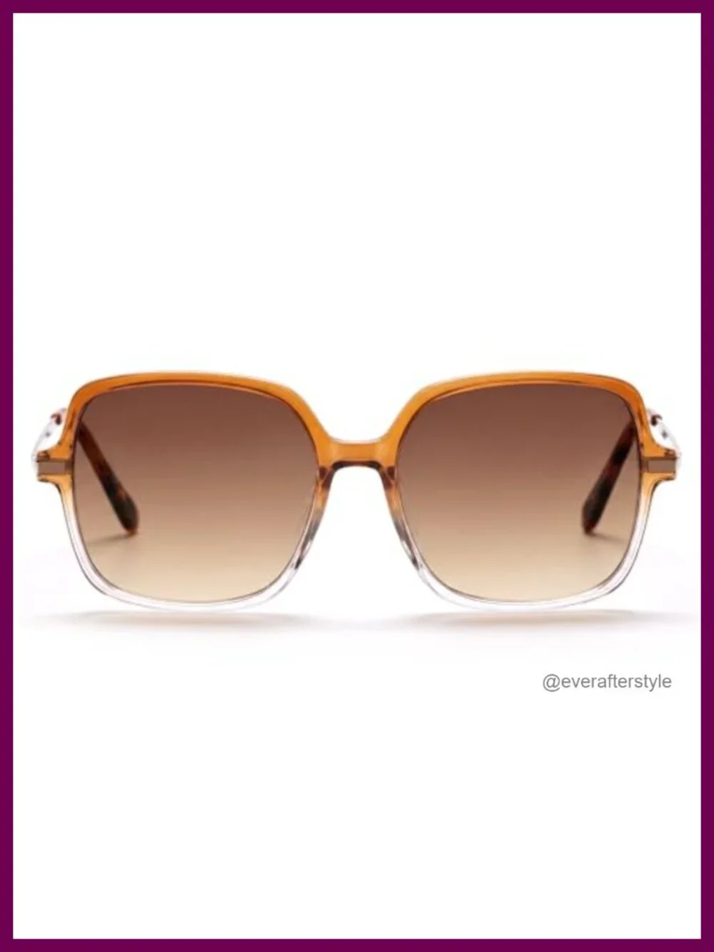 Oversized Square Reading Sunglasses UV400 Anti UV Tinted Readers for Women